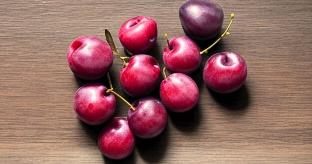 Nutritional Table for Plums