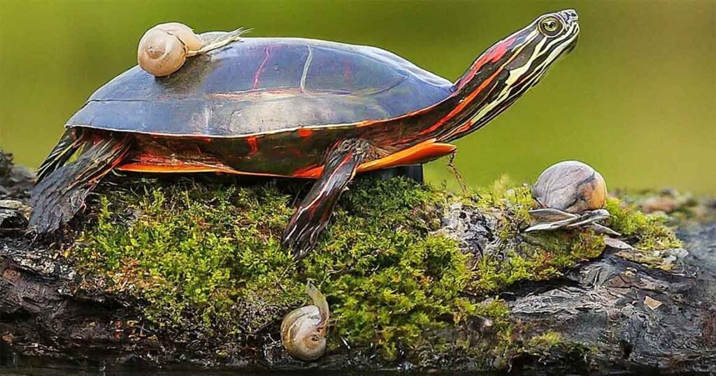 do turtles eat snails