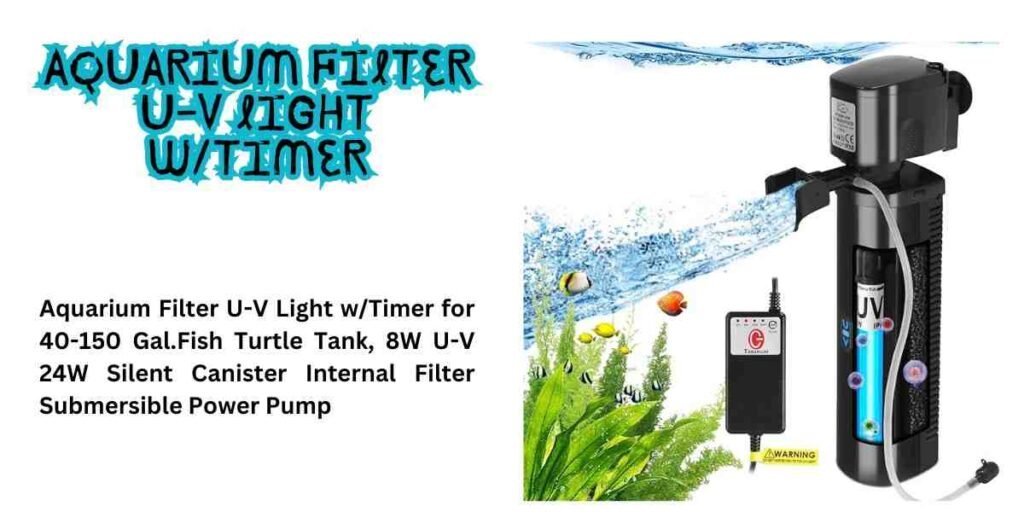 Fish tank filter for turtles